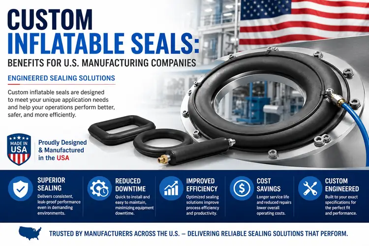 Custom Inflatable Seals Benefits for U.S. Manufacturing Companies