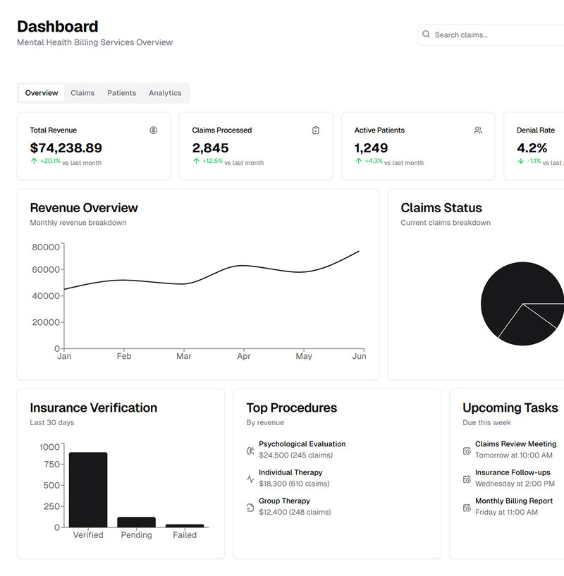 Mental Health Billing Services