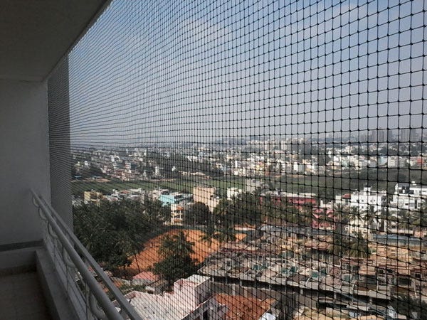 Best Balcony safety net in dubai