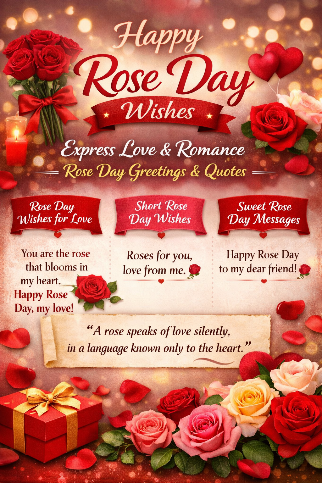 Rose Day Wishes – Heartfelt Greetings for Valentine’s