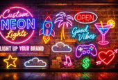 How Custom Neon Lights Add Personality to Your Brand