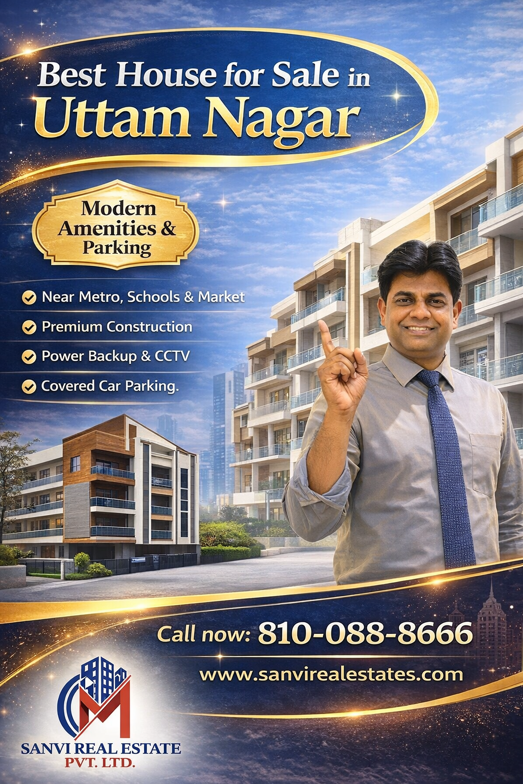 Best House for Sale in Uttam Nagar Near Metro