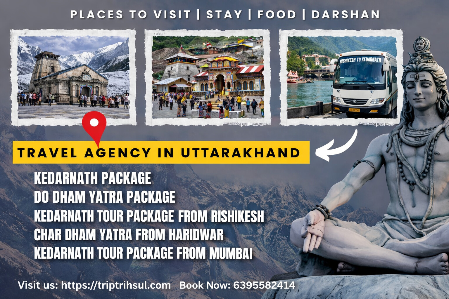 Kedarnath Tour Package – Peaceful Pilgrimage Amid the