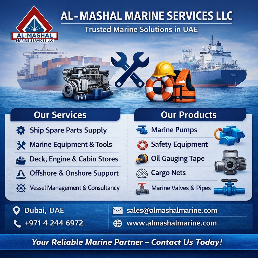 Al Mashal Marine Services LLC – Complete Marine Supply