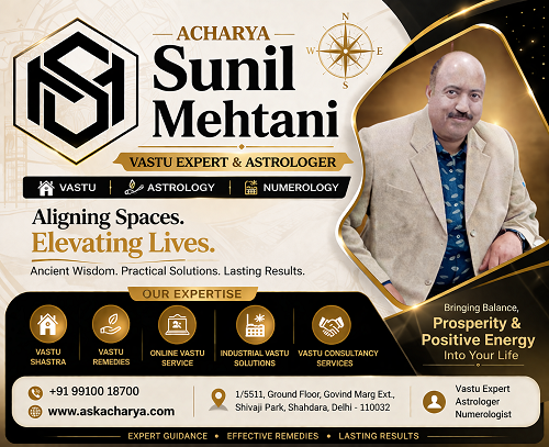 Acharya Sunil Mehtani Vastu Expert & Astrologer