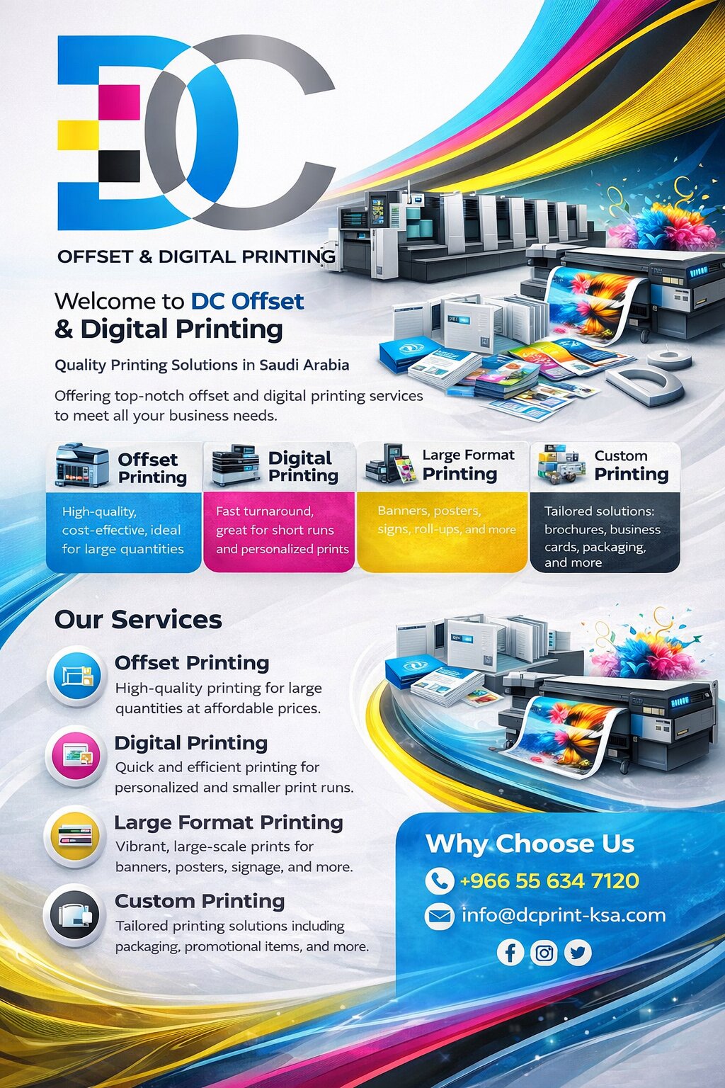 DC Print KSA Professional Printing Services in Riyadh