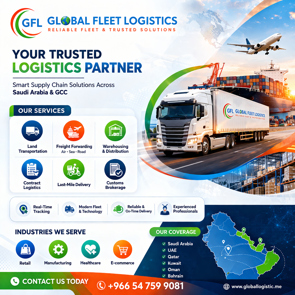 Trusted Logistics Company in Saudi Arabia