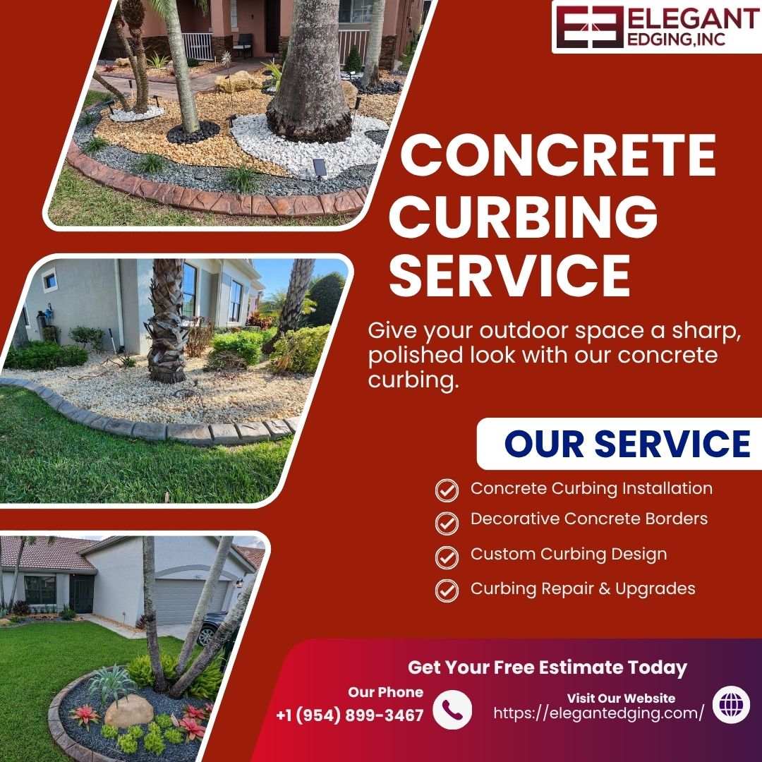 Cement Edging Near Melbourne, FL