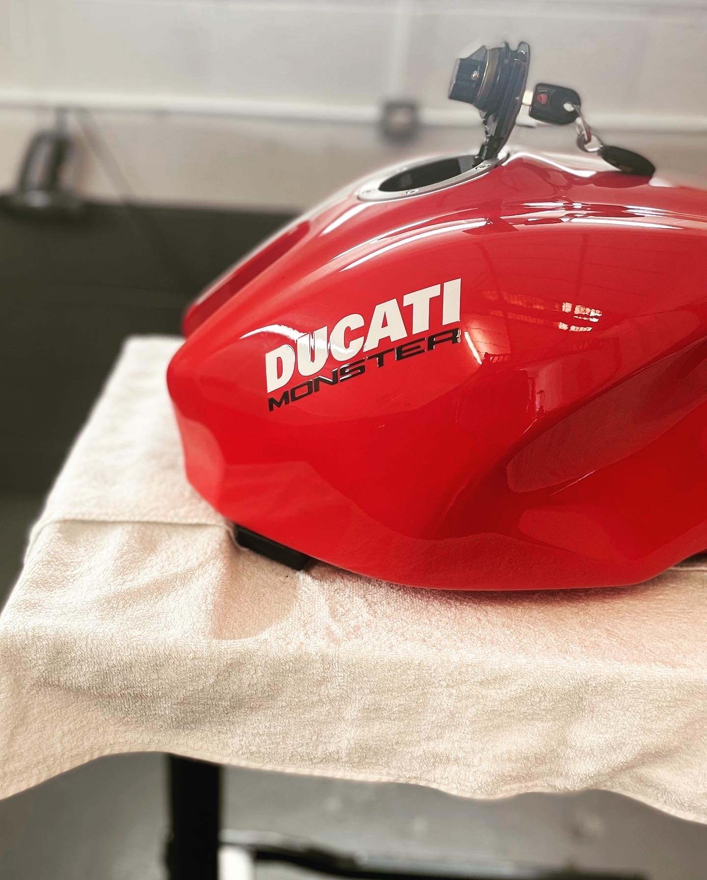 Motor Bike Tank Dent Removal | Precision Paintless Rep